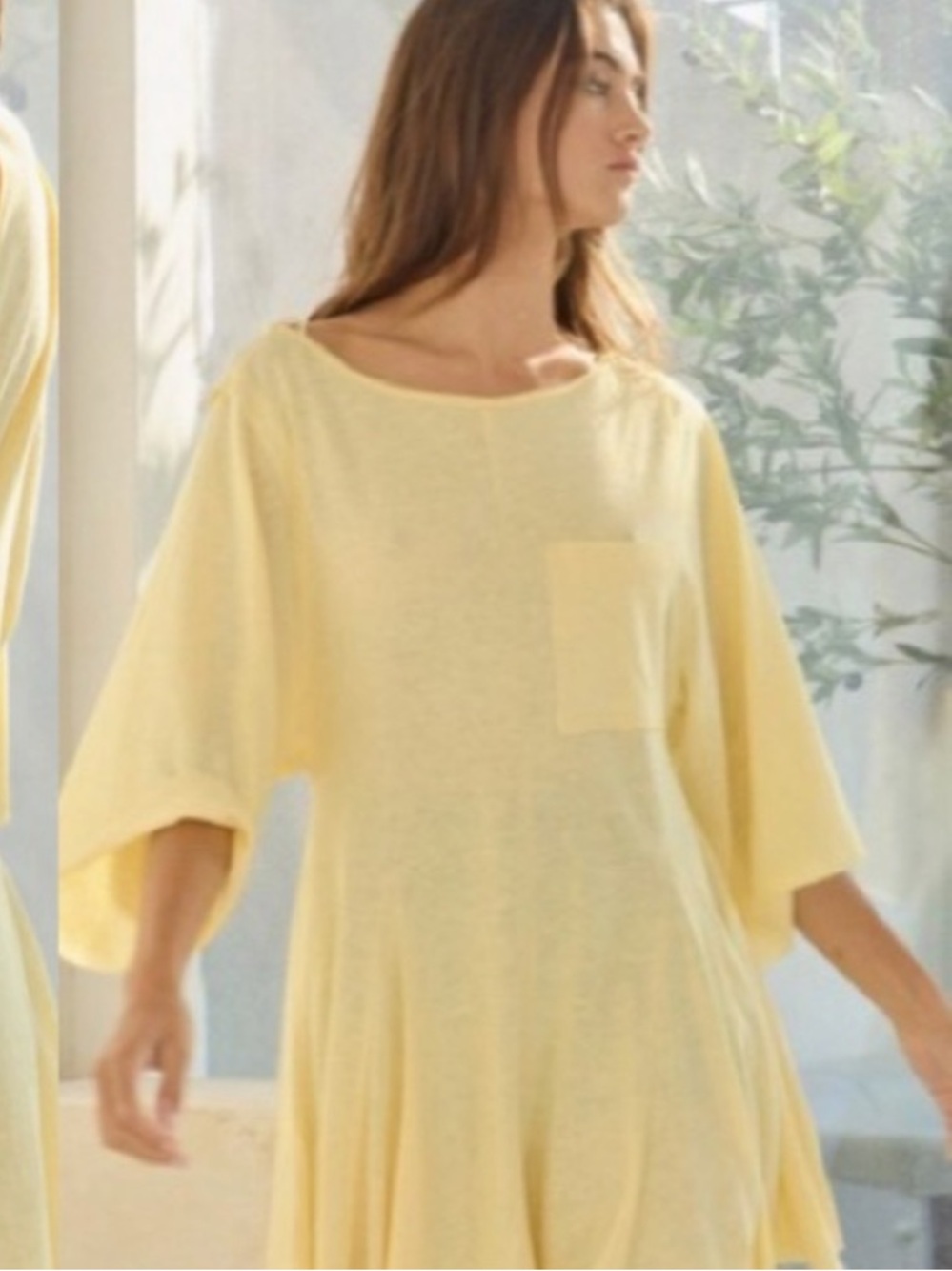 NWOT Free People Free-Est Mona Romper in Yellow Gauze Size Large - Picture 5 of 9